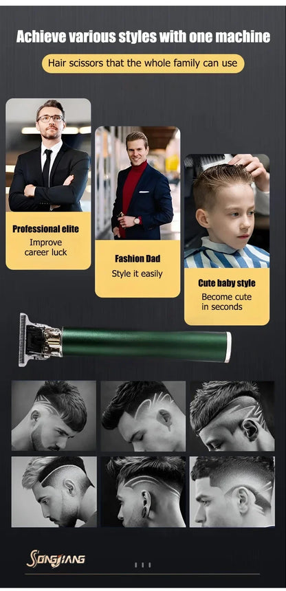 Vintage T9 Rechargeable Hair Clipper - Dude Essentials