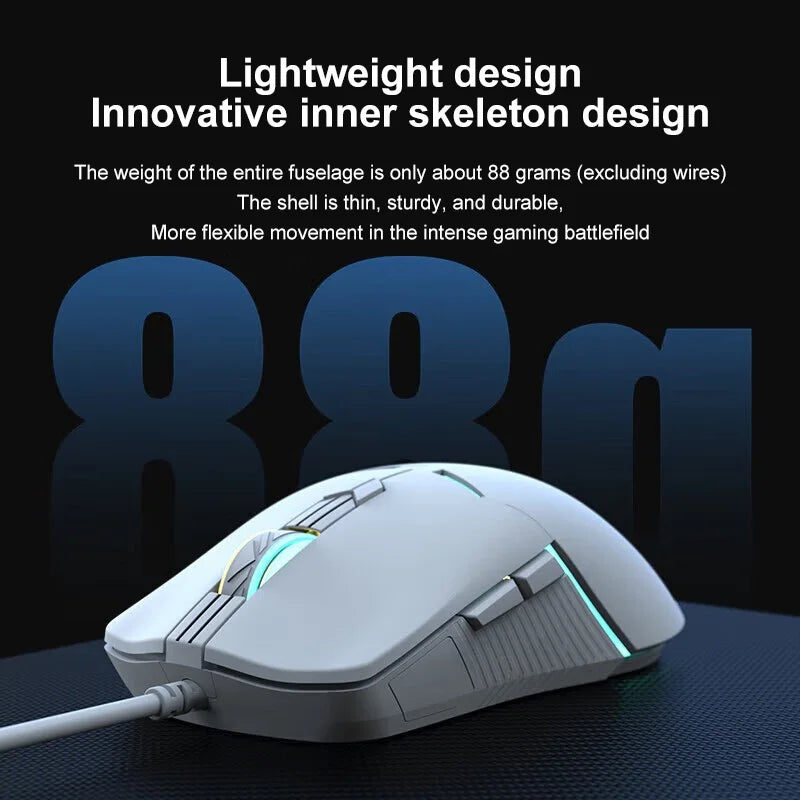 Erazer G301 The wired gaming mouse features an ergonomic design and adjustable DPI. - Dude Essentials