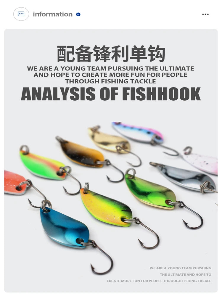 2.5g/3.5g/5g Fishing Kit Jig Spoon Lure Bait Set - Dude Essentials