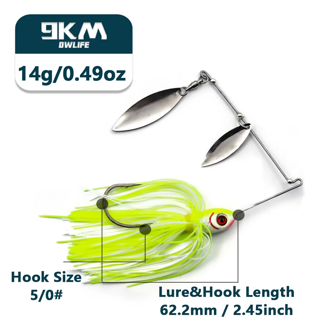Jig Fishing Lures Bass Lure Freshwater Swim Baits for Bass Fishing Lure - Dude Essentials
