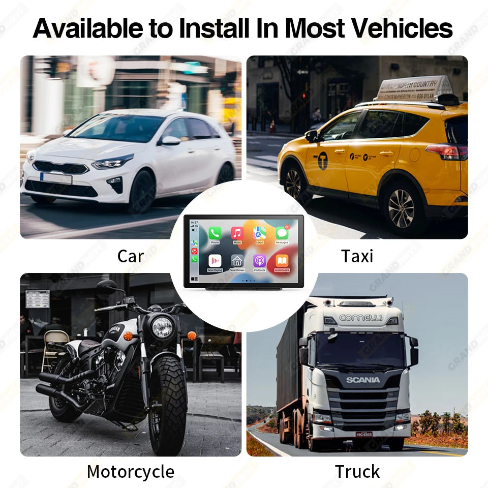 9 inch Car Radio Multimedia Video Player CarPlay Android Auto IPS Touch Screen AUX Input - Dude Essentials