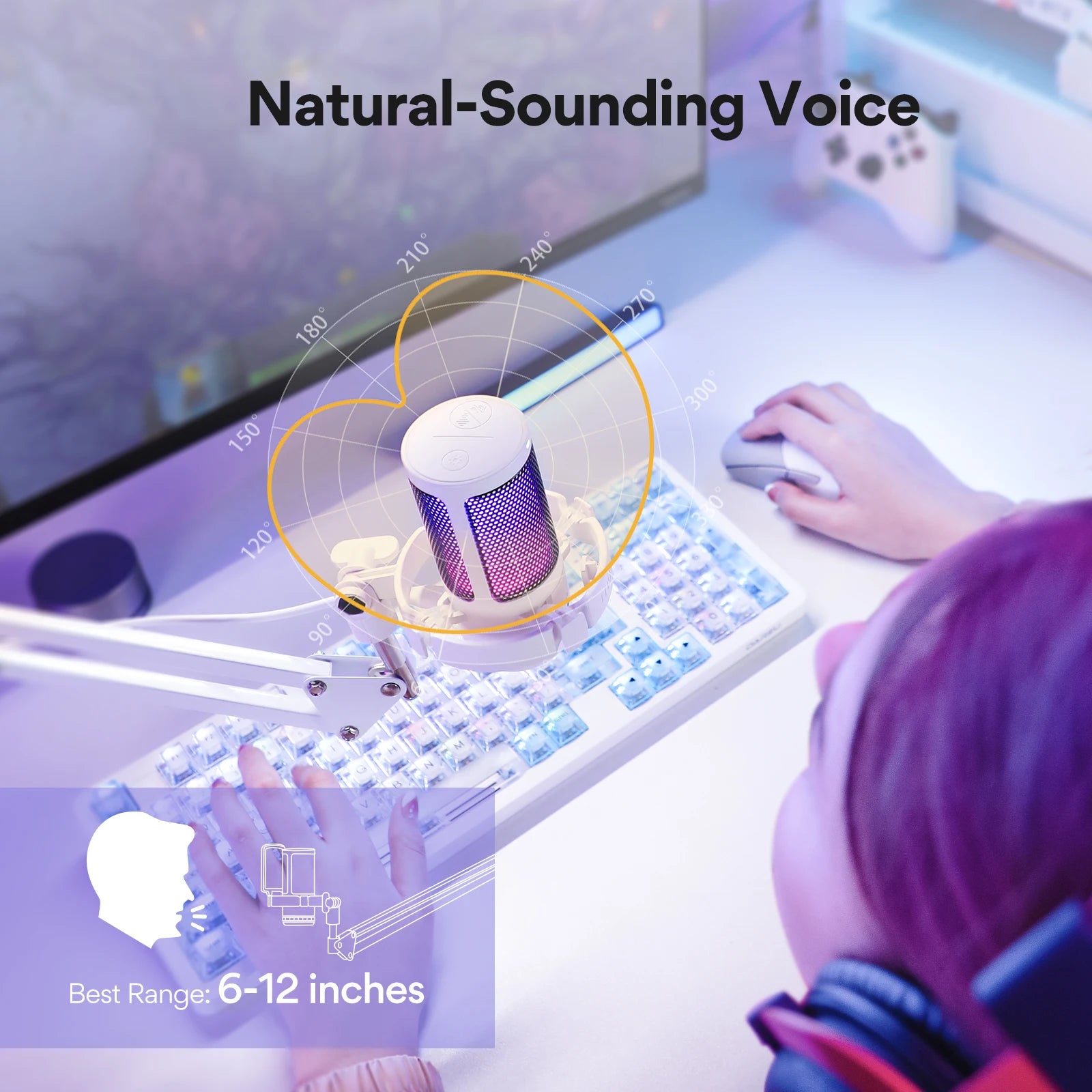 Maono Gamerwave DGM20S USB Gaming Microphone - Dude Essentials