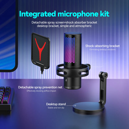 Gaming Microphone Professional Condenser Mic PC Laptop Computer - Dude Essentials