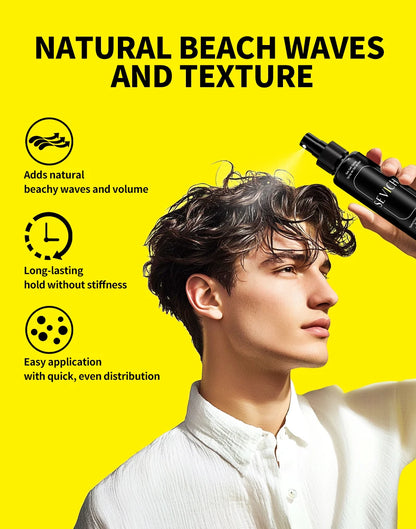 100ml Natural Sea Salt Spray For Hair - Dude Essentials