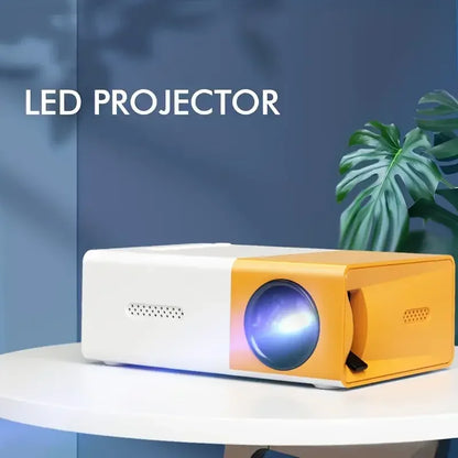 Mini projector LED portátil YG300 HDMI, USB, TF audio