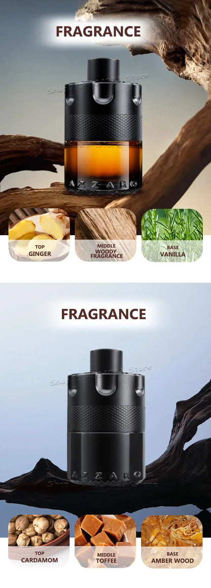 100ml Azzaro The Most Wanted Parfum Intense Men‘s Cologne - Dude Essentials