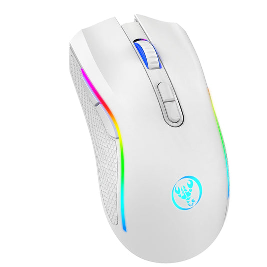 HXSJ T69 2.4G Wireless Mechanical Mouse RGB Gaming Mouse - Dude Essentials