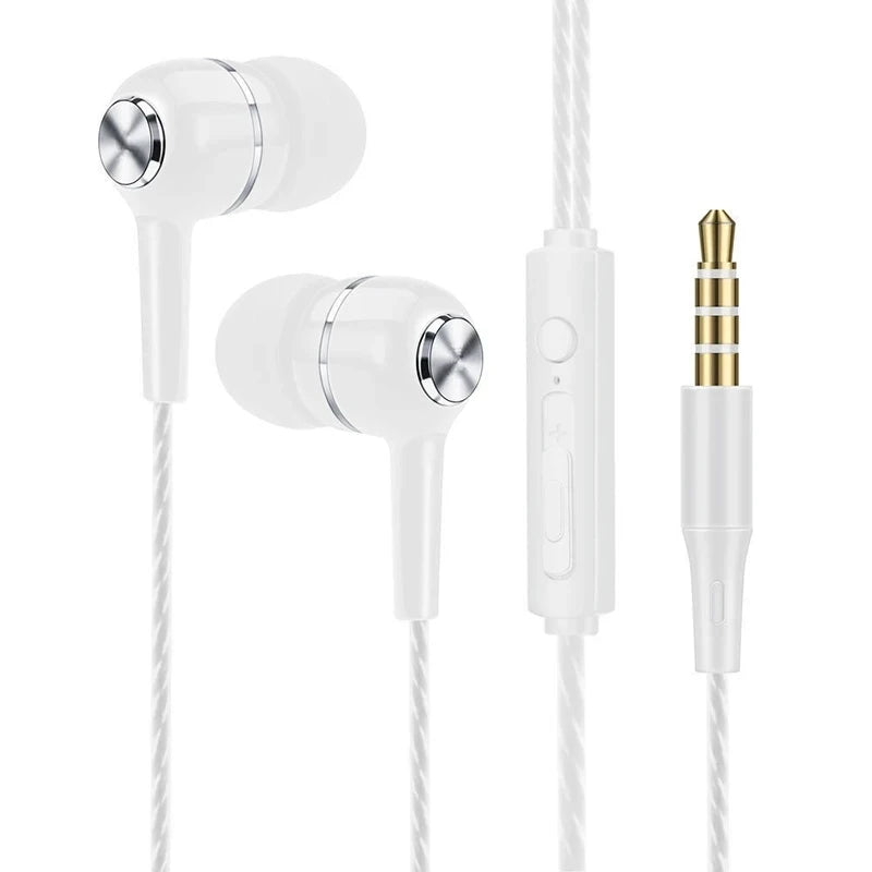 3.5mm Wired Earphone In Ear Headset HIFI Heavy Bass Earbuds - Dude Essentials