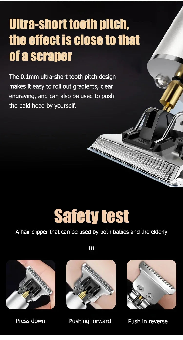 Vintage T9 Rechargeable Hair Clipper - Dude Essentials