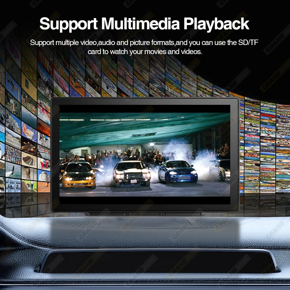 9 inch Car Radio Multimedia Video Player CarPlay Android Auto IPS Touch Screen AUX Input - Dude Essentials