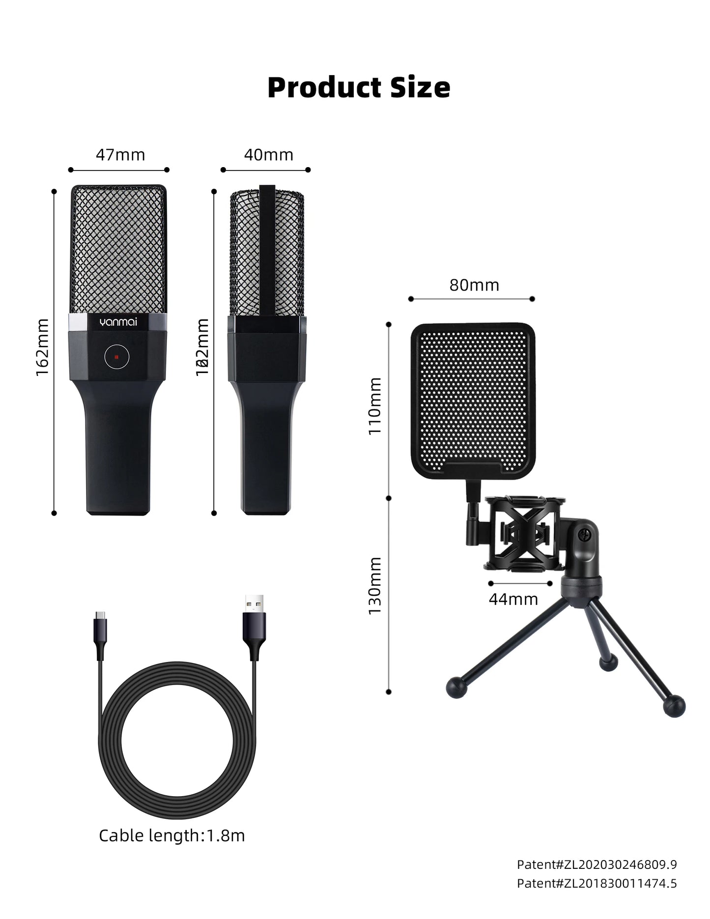 Gaming Microphone Professional Condenser Mic PC Laptop Computer - Dude Essentials