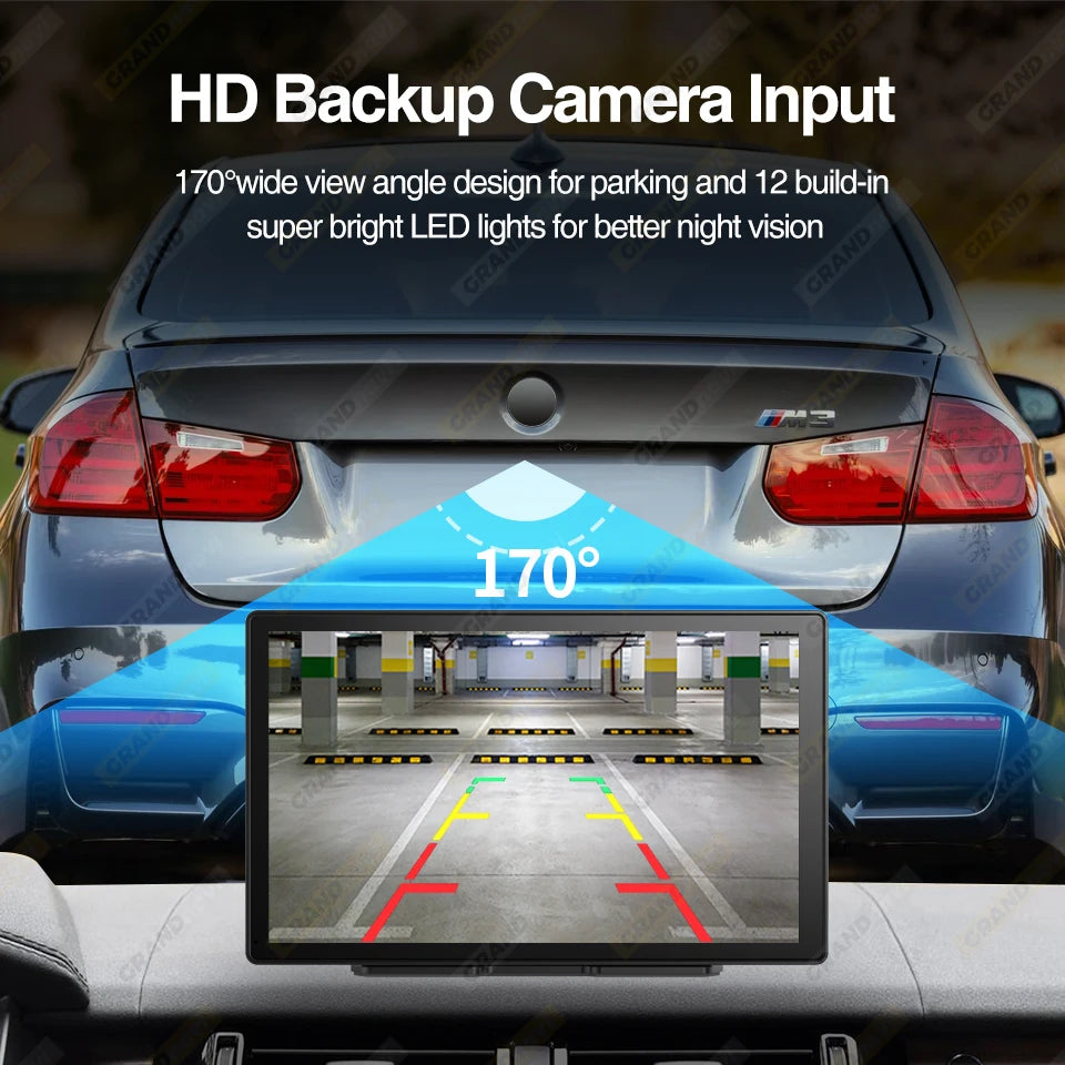 9 inch Car Radio Multimedia Video Player CarPlay Android Auto IPS Touch Screen AUX Input - Dude Essentials