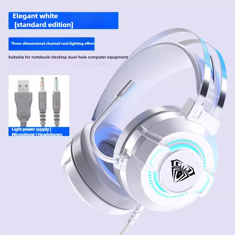 AULA gamer USB Headset 7.1 Channel Wired Headphone