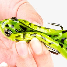 Topwater Frog Lure Bass Trout Fishing Lure/Realistic Prop Frog Soft Swimbait Floating Bait - Dude Essentials