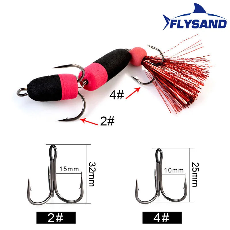 Frog Lures 9g Fishing Lures Floating Weedless Lure with Double Sharp Hooks - Dude Essentials