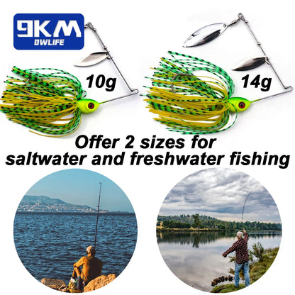 Jig Fishing Lures Bass Lure Freshwater Swim Baits for Bass Fishing Lure - Dude Essentials