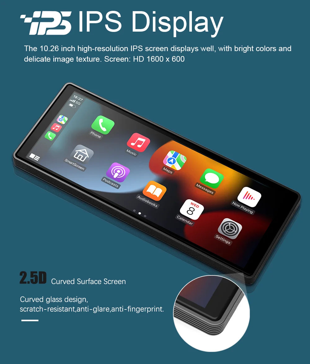Universal Portable Carplay for Car Screen, Wireless Carplay Screen - Dude Essentials